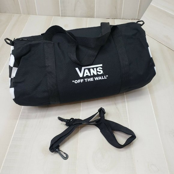Vans Bags Vans Duffle Gym Bag New Black Checker Duffel Vans Family